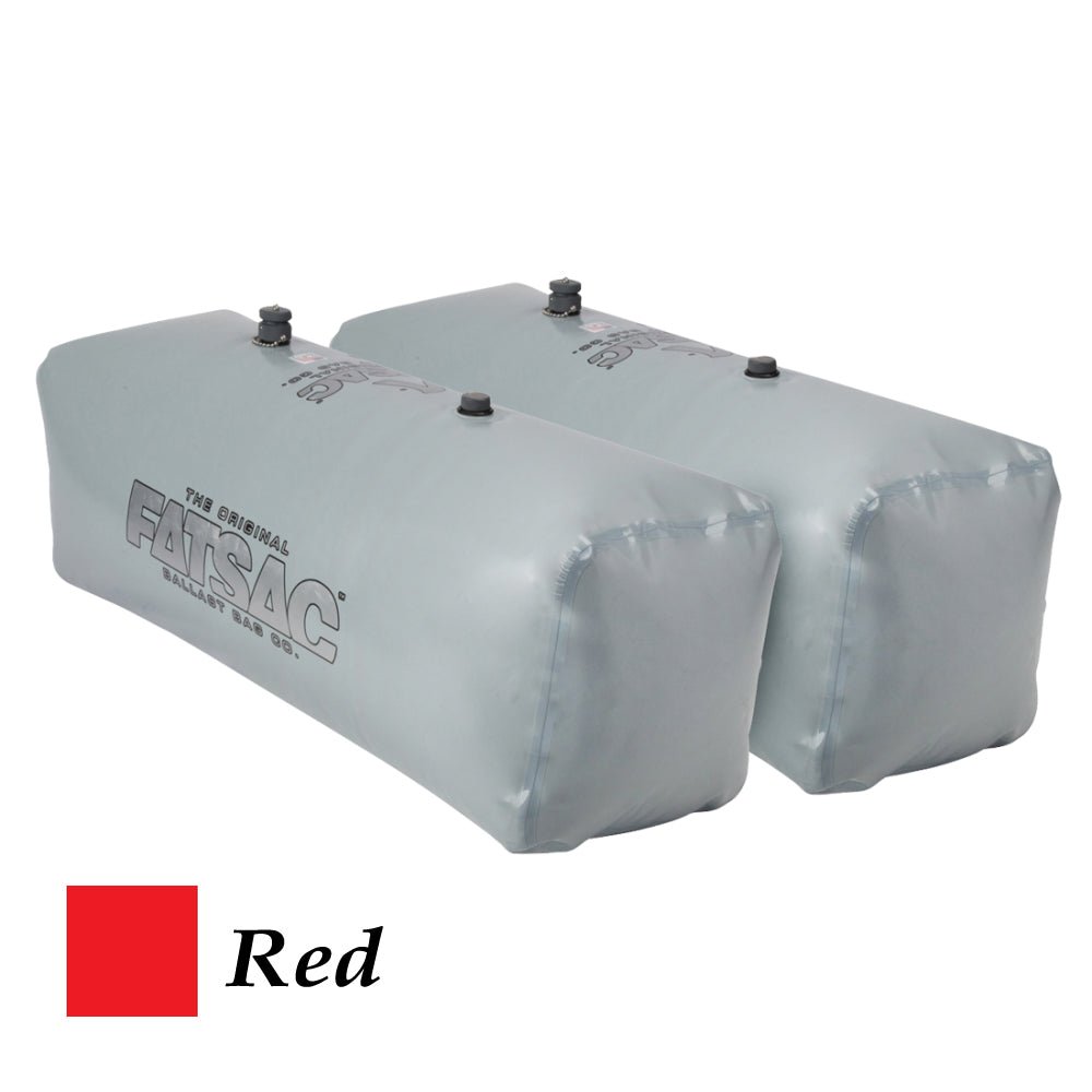 FATSAC V-drive Fat Sacs - Pair - 400lbs Each - Red [W701-RED] - Houseboatparts.com