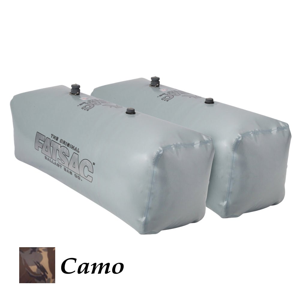 FATSAC V-drive Fat Sacs - Pair - 400lbs Each - Camo [W701-CAMO] - Houseboatparts.com