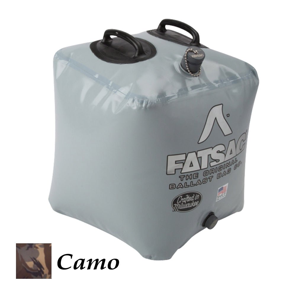 FATSAC Brick Fat Sac Ballast Bag - 155lbs - Camo [W702-CAMO] - Houseboatparts.com