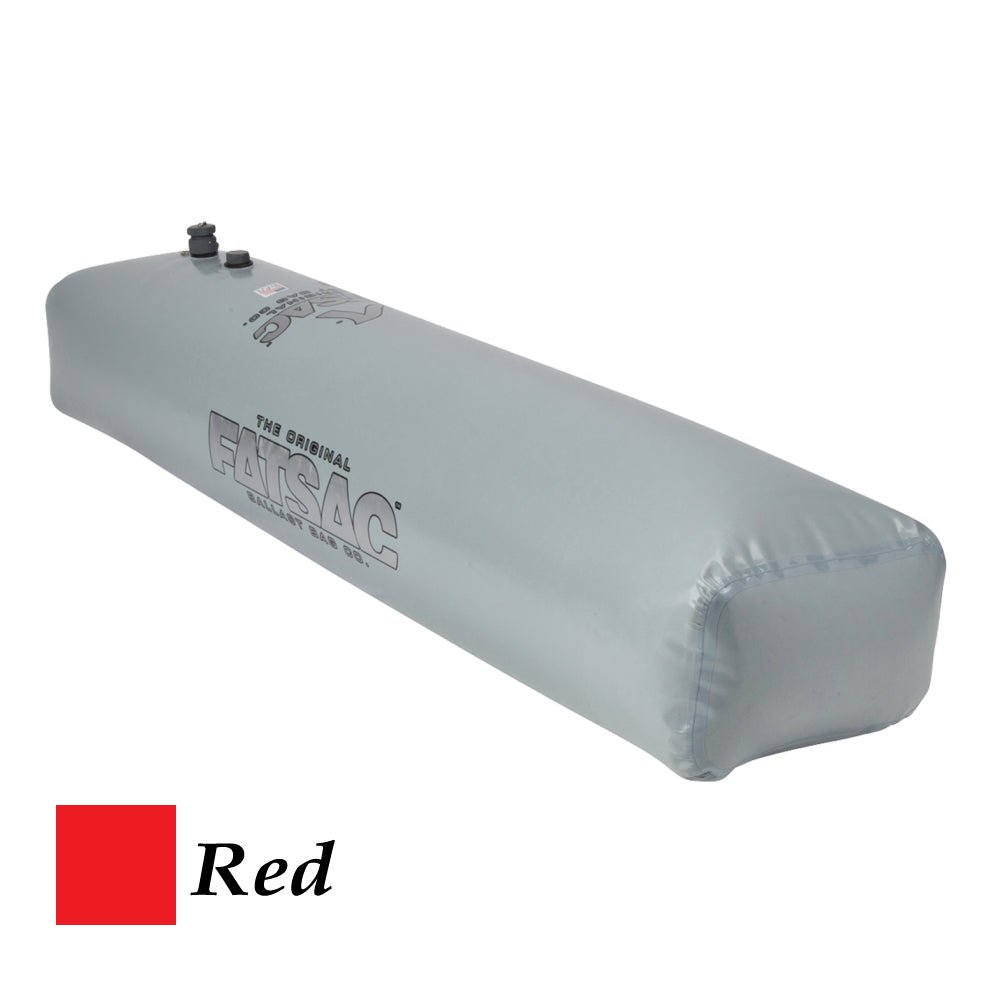 FATSAC Tube Fat Sac Ballast Bag - 370lbs - Red [W704-RED] - Houseboatparts.com