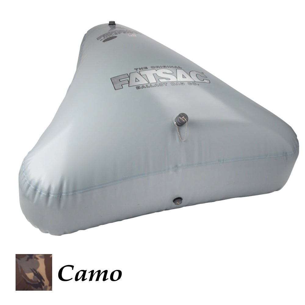 FATSAC Open Bow Triangle Fat Sac Ballast Bag - 650lbs - Camo [W706-CAMO] - Houseboatparts.com