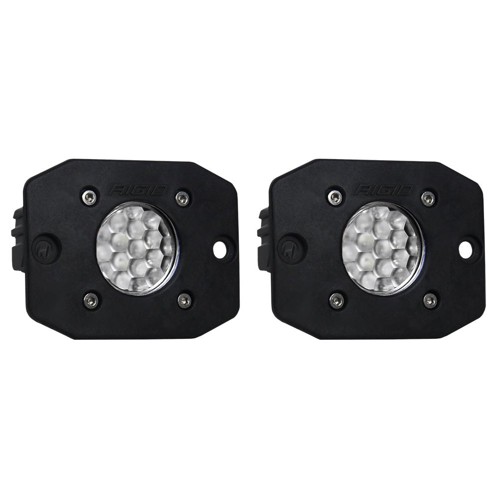 RIGID Industries Ignite Flush Mount Flood - Black [20641] - Houseboatparts.com