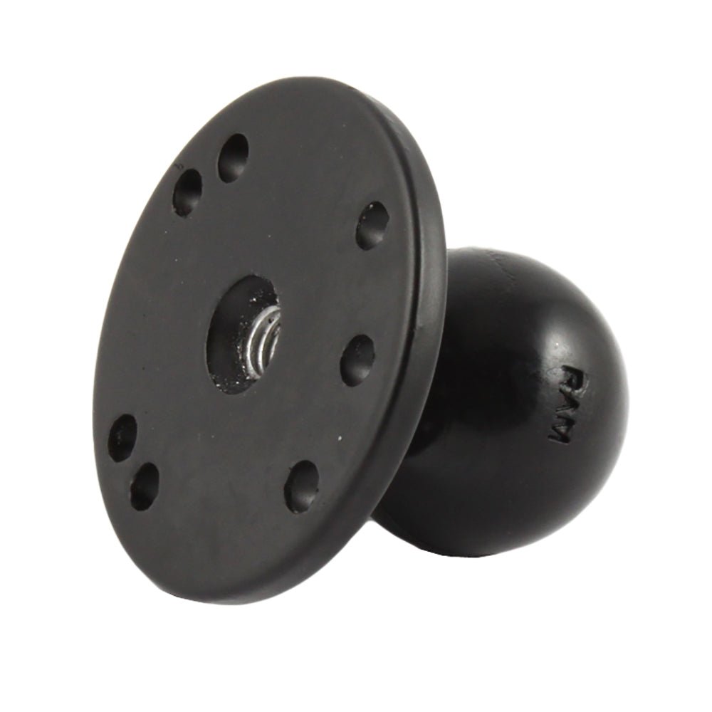 RAM Mount 2.5" Round Base w/3/8"-16 Female Threaded Hol 1.5" Ball [RAM-202CNSU] - Houseboatparts.com