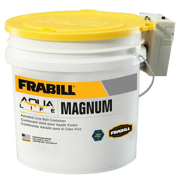 Frabill Magnum Bucket - 4.25 Gallons w/Aerator [14071] - Houseboatparts.com