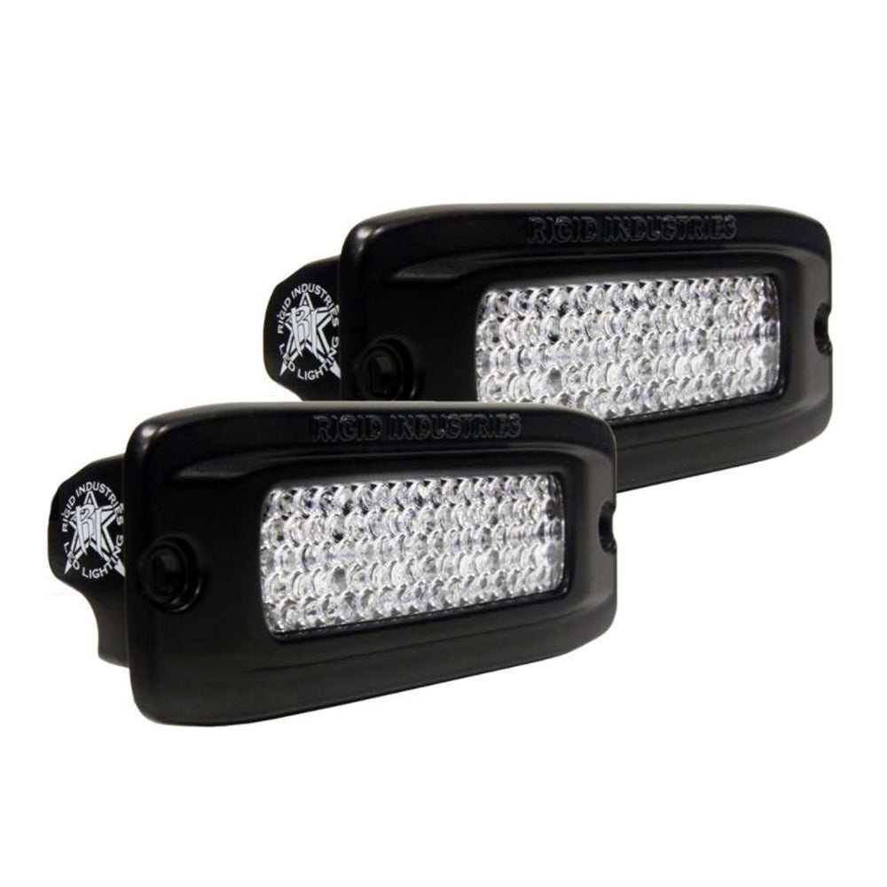 RIGID Industries SR-Q PRO Back Light Kit - Flush Mount Diffused - Pair - Black [980033] - Houseboatparts.com