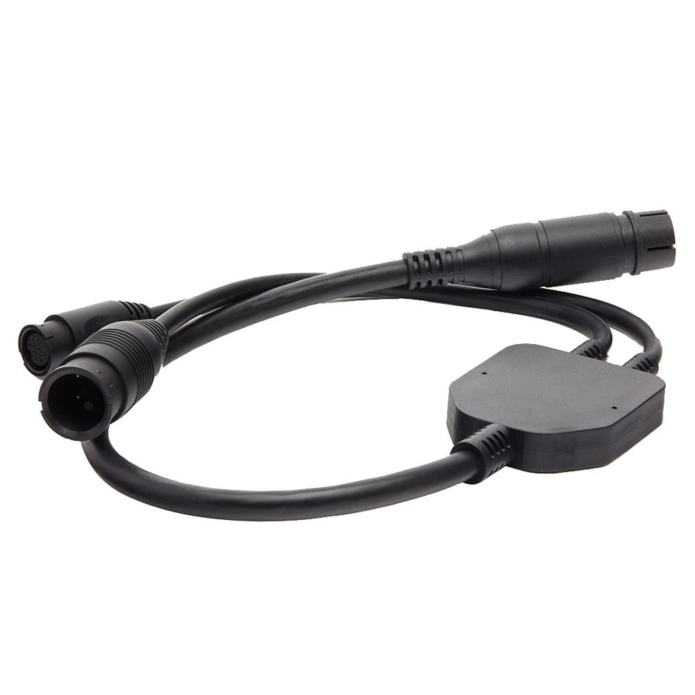 Raymarine Adapter Cable - 25-Pin to 9-Pin 8-Pin - Y-Cable to DownVision CP370 Transducer to Axiom RV [A80494] - Houseboatparts.com