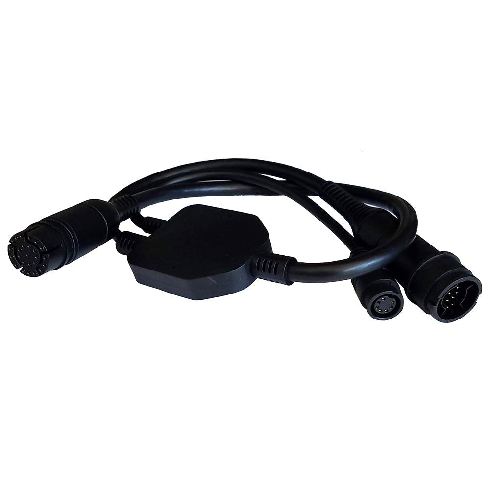 Raymarine Adapter Cable 25-Pin to 25-Pin 7-Pin - Y-Cable to RealVision Embedded 600W Airmar TD to Axiom RV [A80491] - Houseboatparts.com