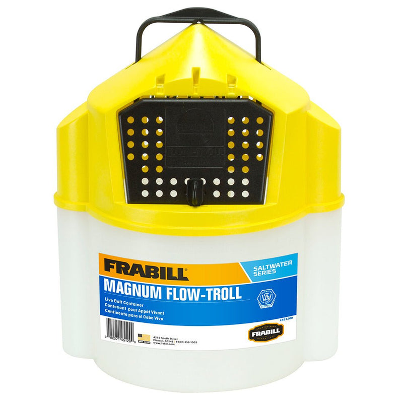 Frabill Magnum Flow Troll Shrimp Bucket - 10 Quart [451205] - Houseboatparts.com