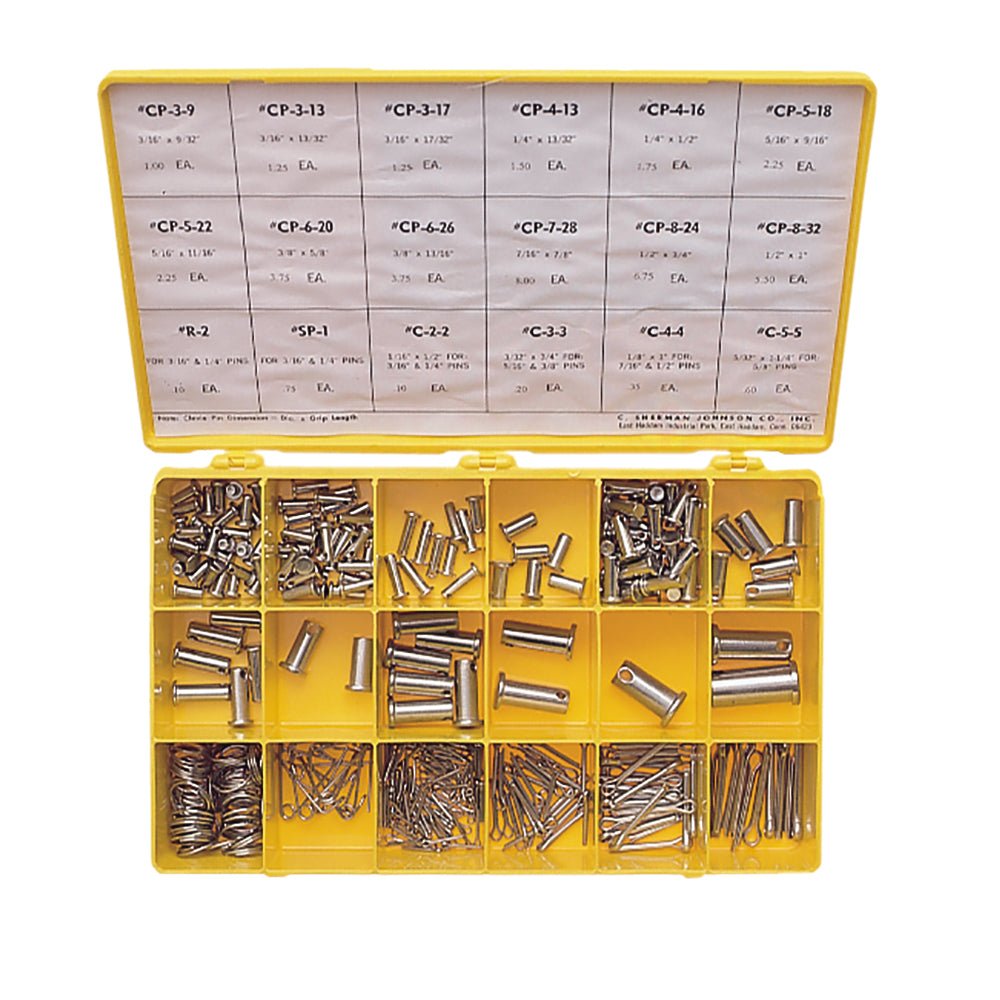 C. Sherman Johnson Cotter, Ring Clevis Pin Parts Kit [37-503] - Houseboatparts.com