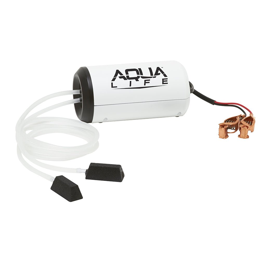 Frabill Aqua-Life Aerator Dual Output 12V DC Greater Than 25 Gallons [14213] - Houseboatparts.com