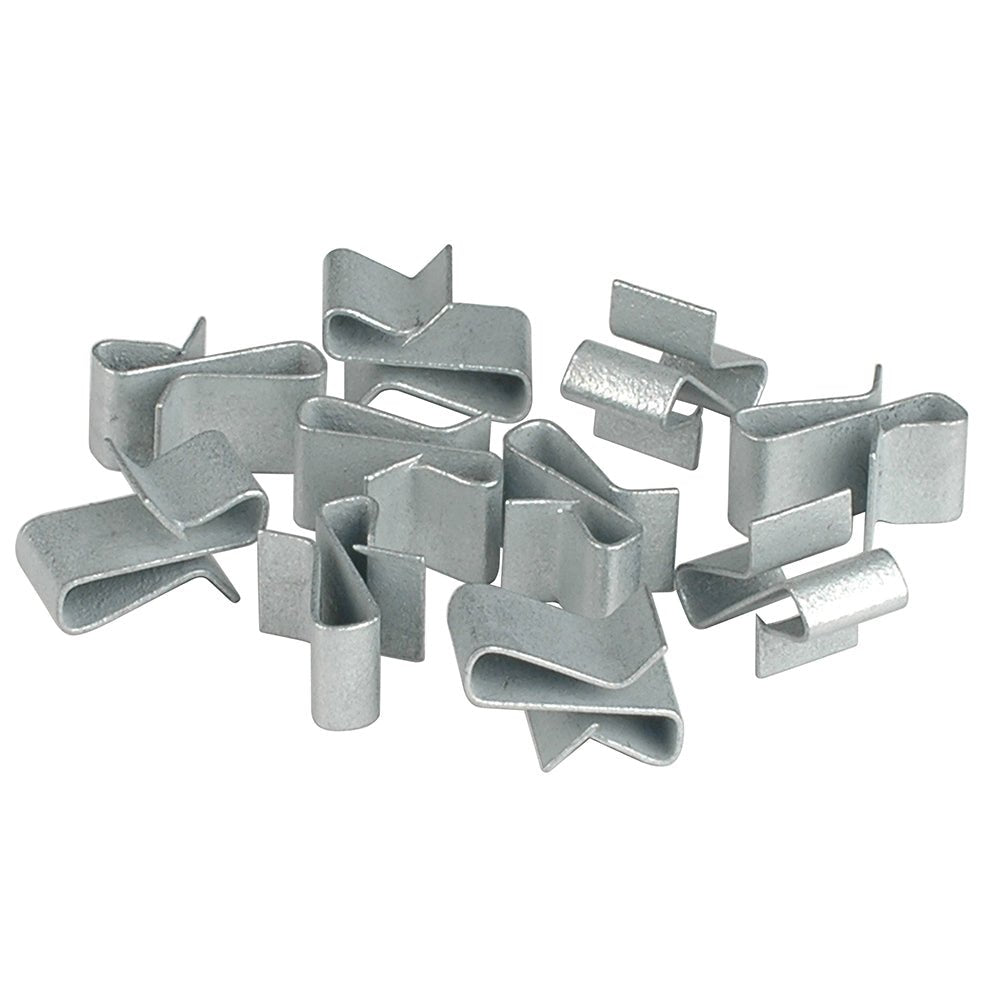 C.E. Smith Trailer Frame Clips - Zinc - 3/8" Wide - 10-Pack [16867A] - Houseboatparts.com