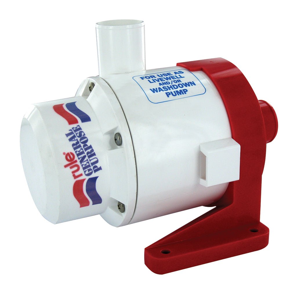 Rule 3700 GPH General Purpose End Suction Centrifugal Pump - 24V [18A] - Houseboatparts.com