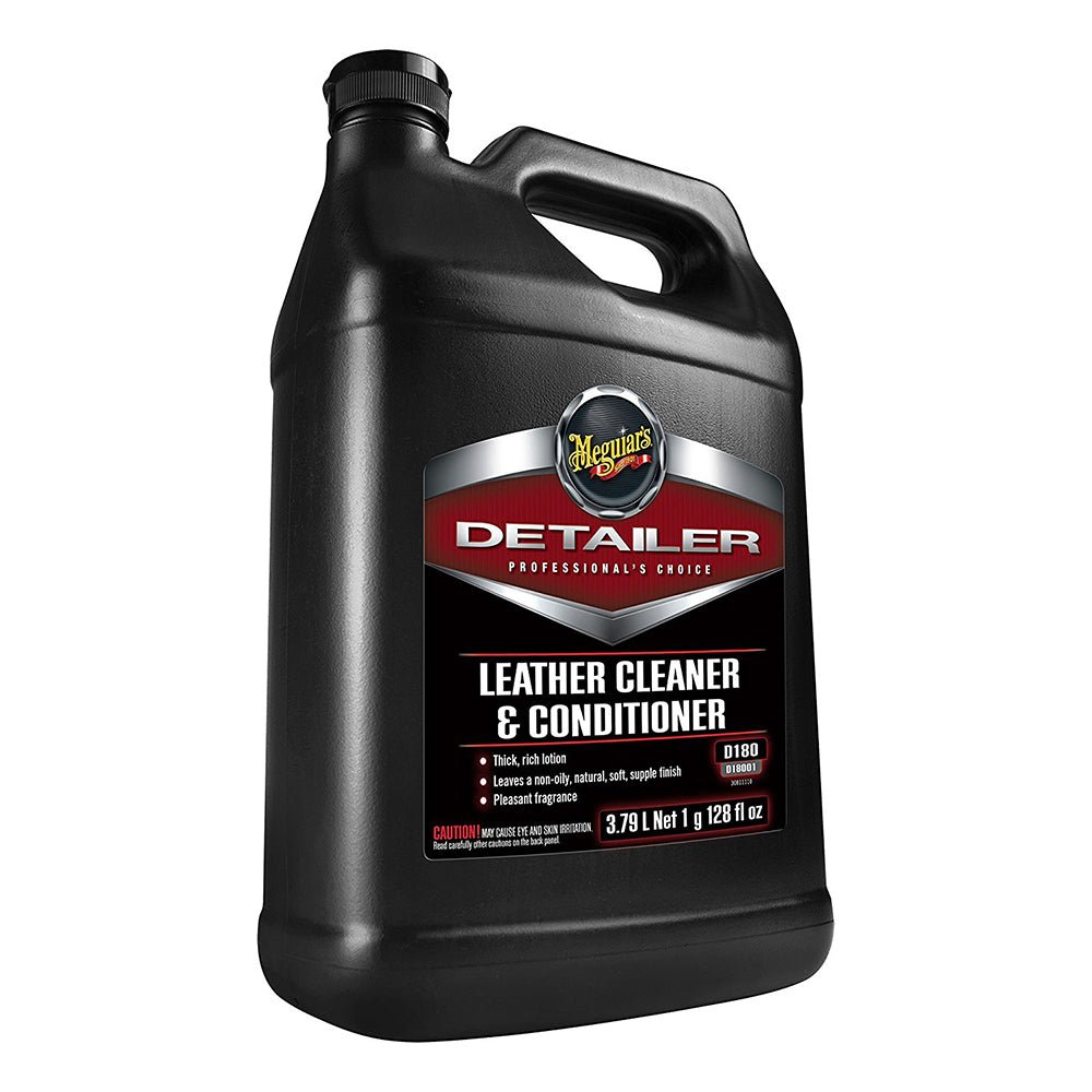 Meguiars Detailer Leather Cleaner Conditioner - 1-Gallon [D18001] - Houseboatparts.com