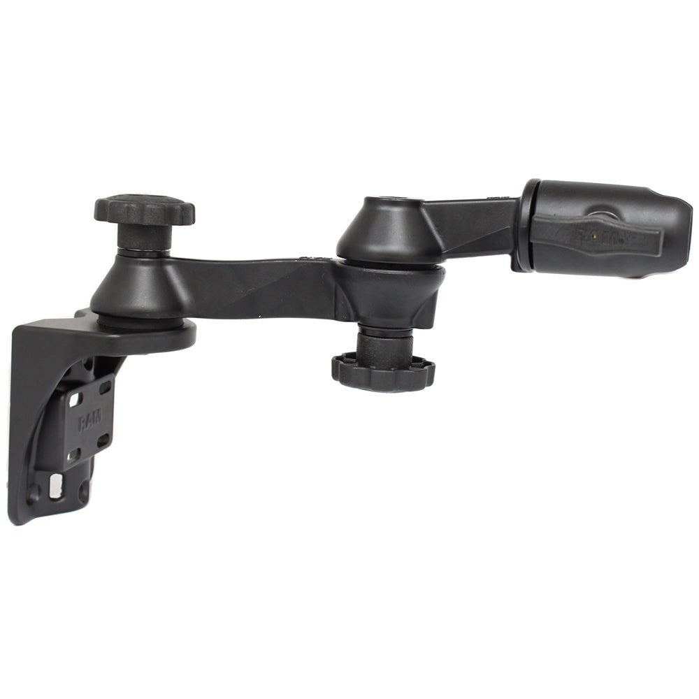 RAM Mount Vertical Mounting Base w/Double 6" Swing Arm Swivel Single Socket f/1.5" Balls [RAM-109VS-5NBU] - Houseboatparts.com