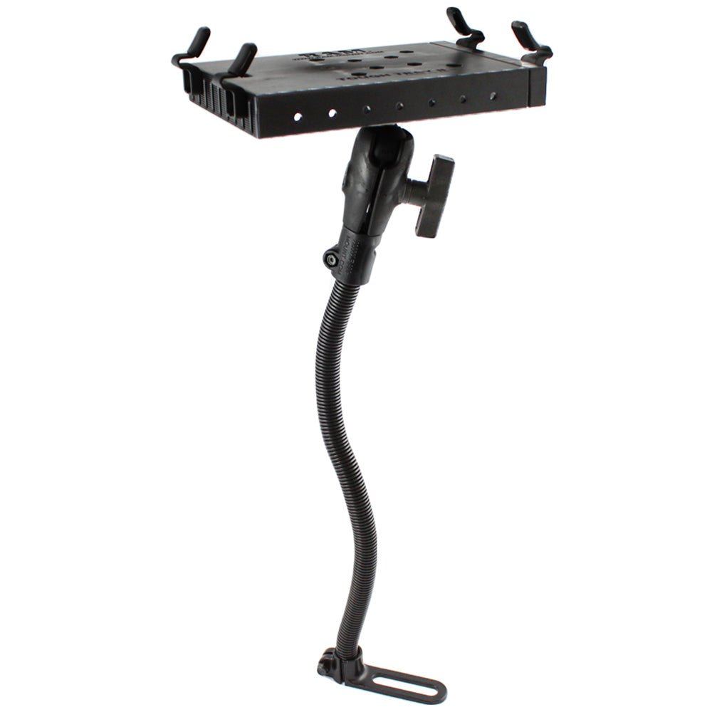 RAM Mount POD No-Drill Vehicle Mount w/Netbook Tray 1.5" Ball [RAM-316-1-234-6U] - Houseboatparts.com