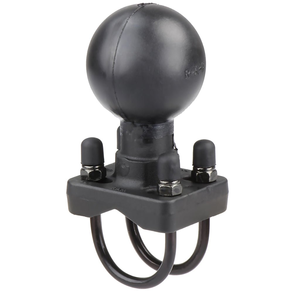 RAM Mount Double U-Bolt Base w/D Size 2.25" Ball f/Rails 1.25" - 1.5" Diameter [RAM-D-235-1U] - Houseboatparts.com