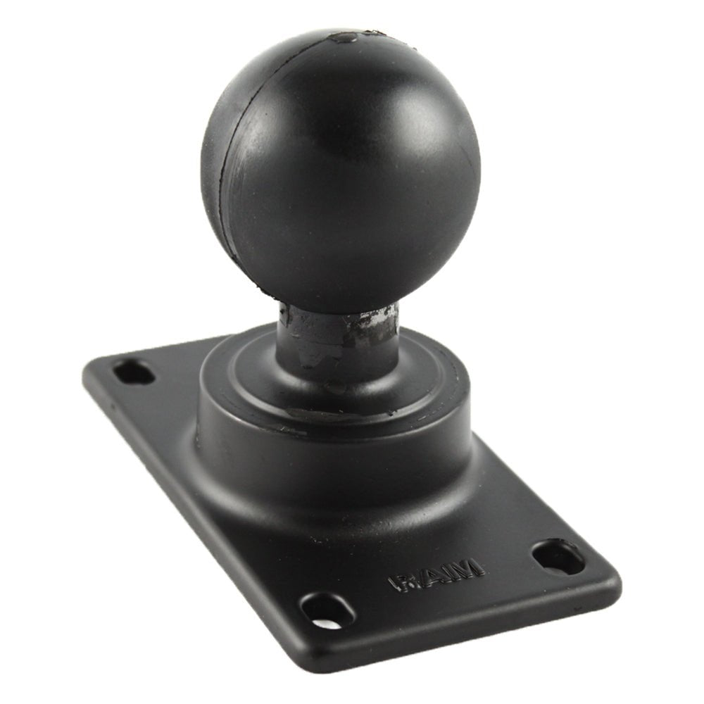 RAM Mount 50mm x 100mm Half VESA Plate Adapter w/D Size 2.25" Ball [RAM-D-243U] - Houseboatparts.com