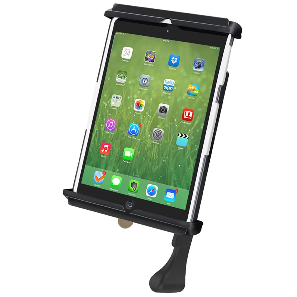 RAM Mount Tab-Lock Locking Cradle f/Apple iPad mini 1-3 w/Case, Skin Sleeve [RAM-HOL-TABL12U] - Houseboatparts.com