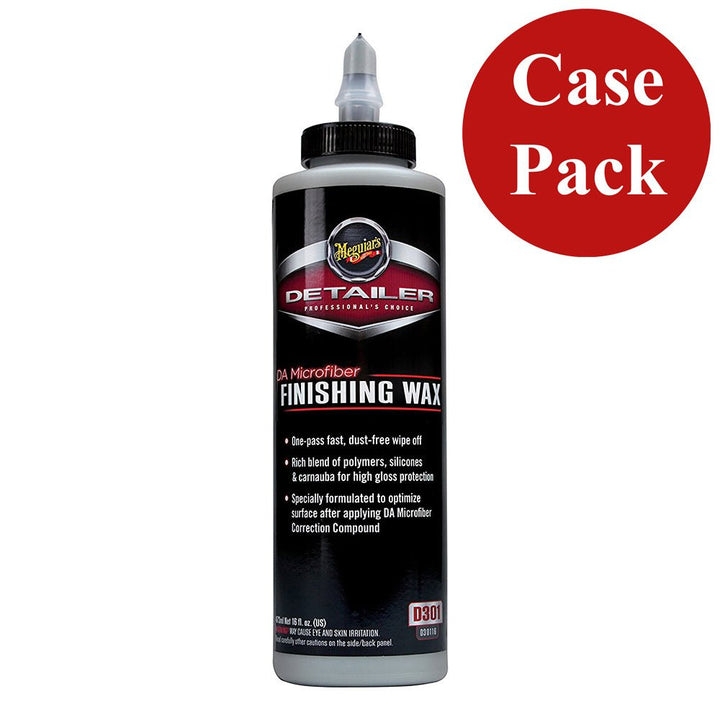 Meguiars DA Microfiber Finishing Wax - 16oz *Case of 6* [D30116CASE] - Houseboatparts.com