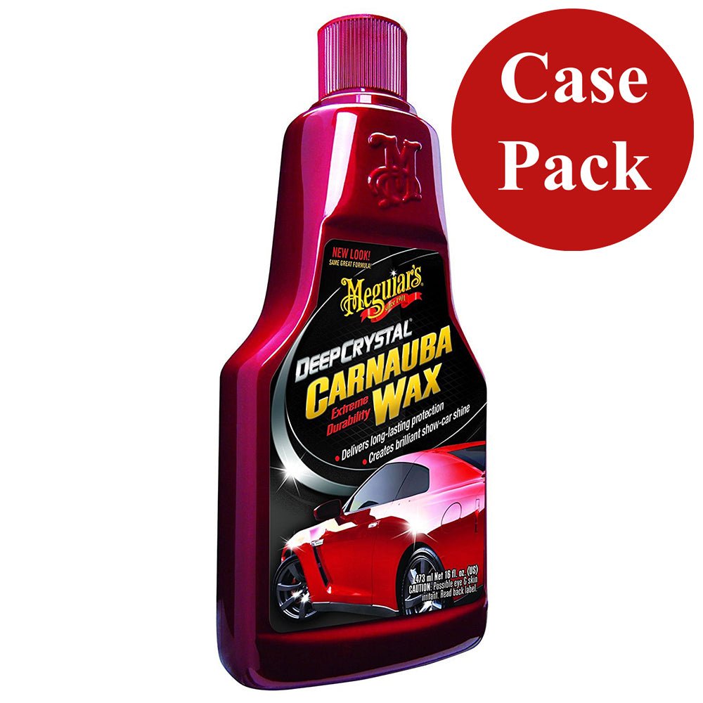 Meguiars Deep Crystal Carnauba Wax - 16oz *Case of 6* [A2216CASE] - Houseboatparts.com