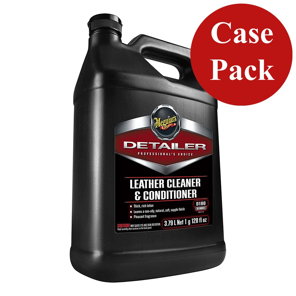 Meguiars Detailer Leather Cleaner Conditioner - 1-Gallon *Case of 4* [D18001CASE] - Houseboatparts.com