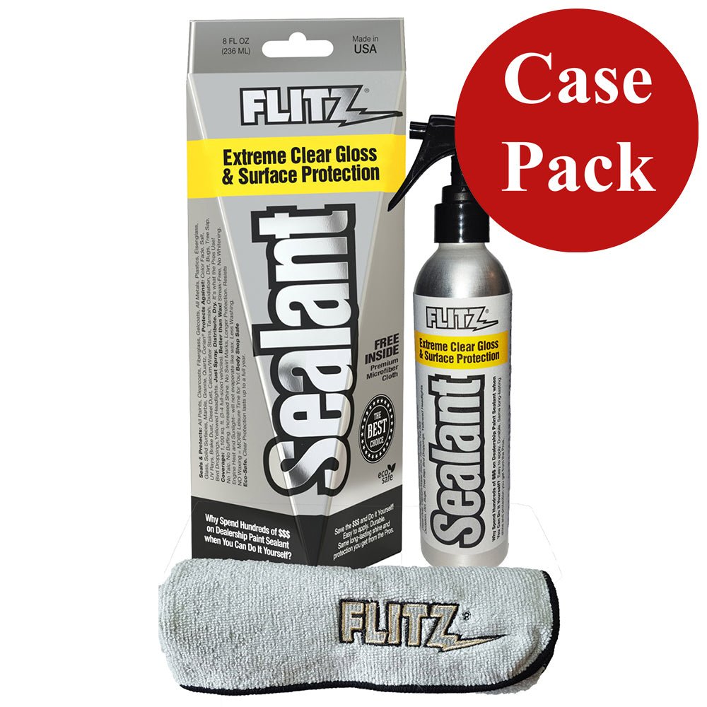 Flitz Ceramic Sealant Spray Bottle w/Microfiber Polishing Cloth - 236ml/8oz *Case of 6* [CS 02908CASE] - Houseboatparts.com