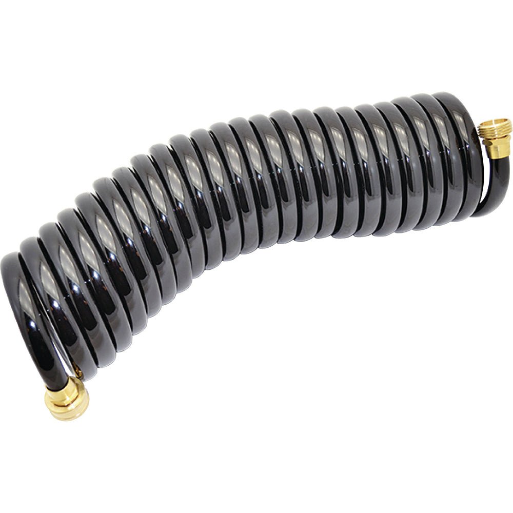 Johnson Pump Coiled Wash Down Hose - 25 - 1/2" Diameter [10615-00] - Houseboatparts.com