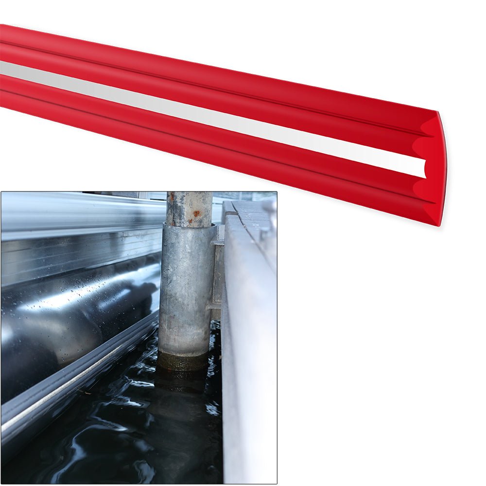 Megaware PontoonGuard - 32 Kit - (2) 16 Guards f/Pontoon Up To 21 - Red [31632] - Houseboatparts.com