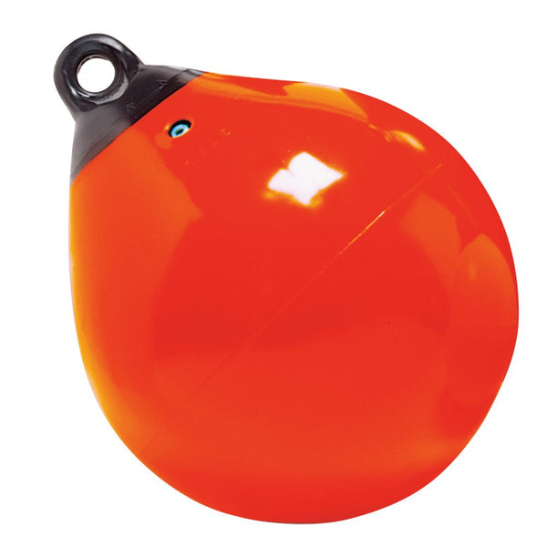 Taylor Made 9" Tuff End Inflatable Vinyl Buoy - Orange [61140] - Houseboatparts.com