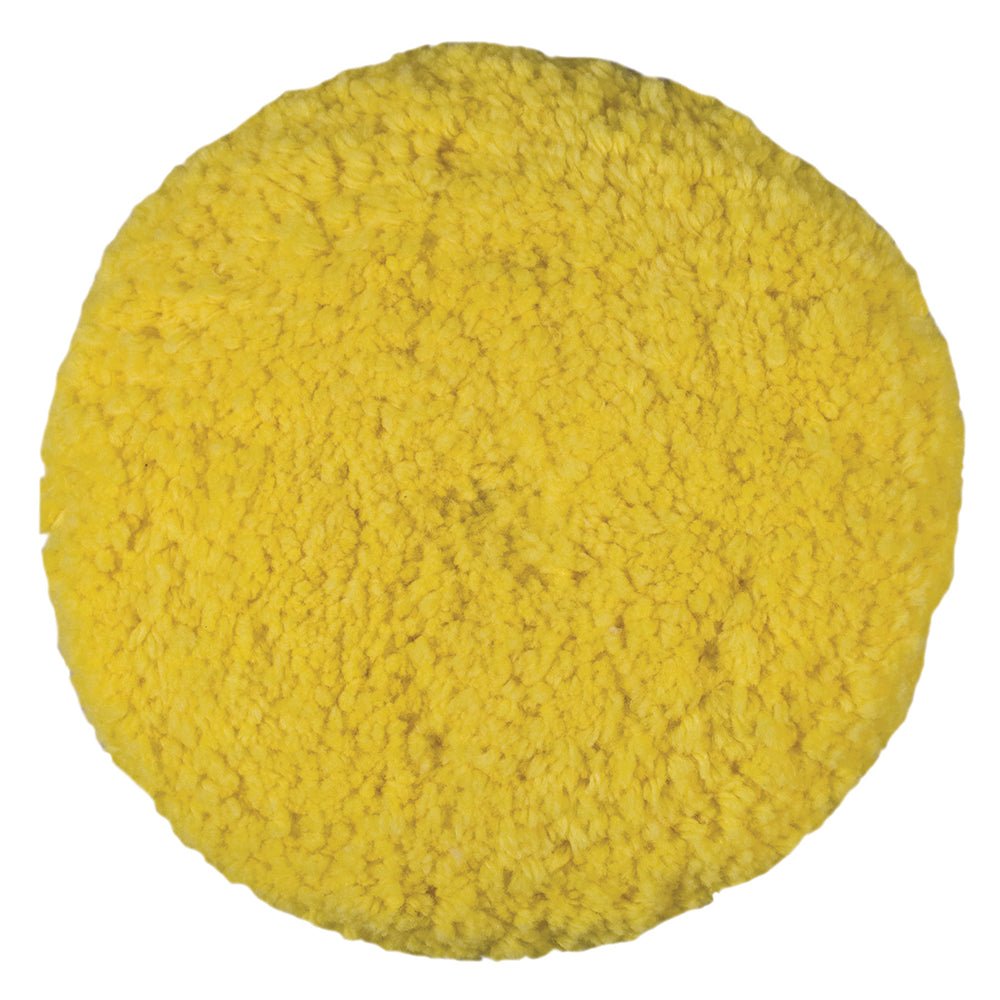 Presta Rotary Blended Wool Buffing Pad - Yellow Medium Cut [890142] - Houseboatparts.com