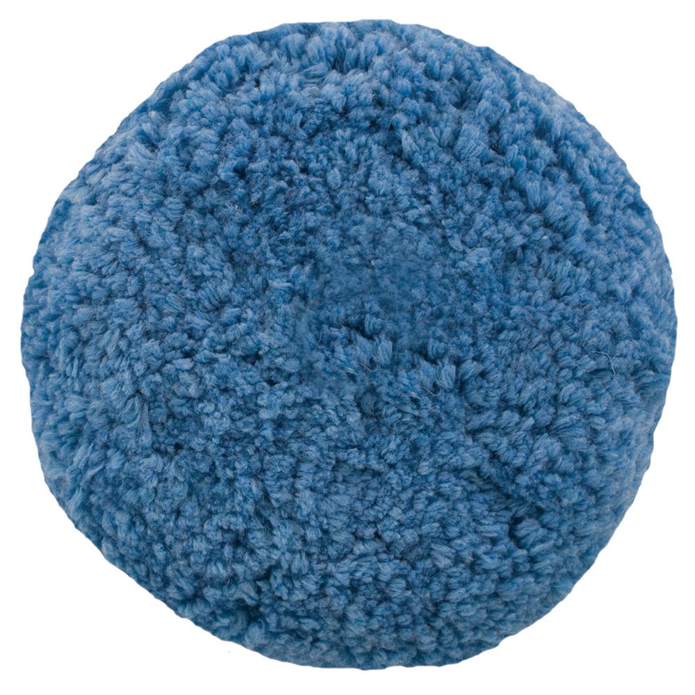 Presta Rotary Blended Wool Buffing Pad - Blue Soft Polish [890144] - Houseboatparts.com