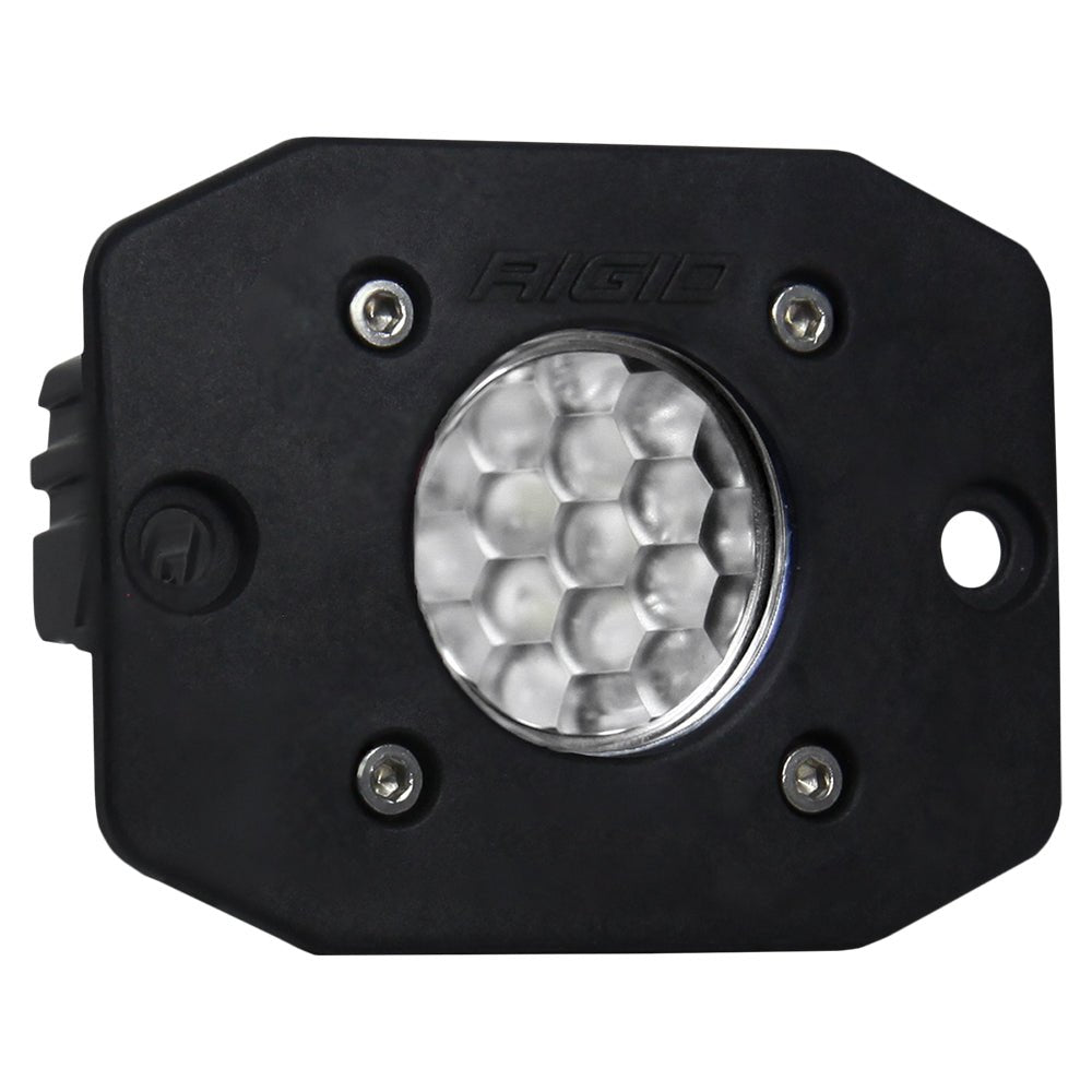 RIGID Industries Ignite Flush Mount Diffused - Single - Black [20631] - Houseboatparts.com