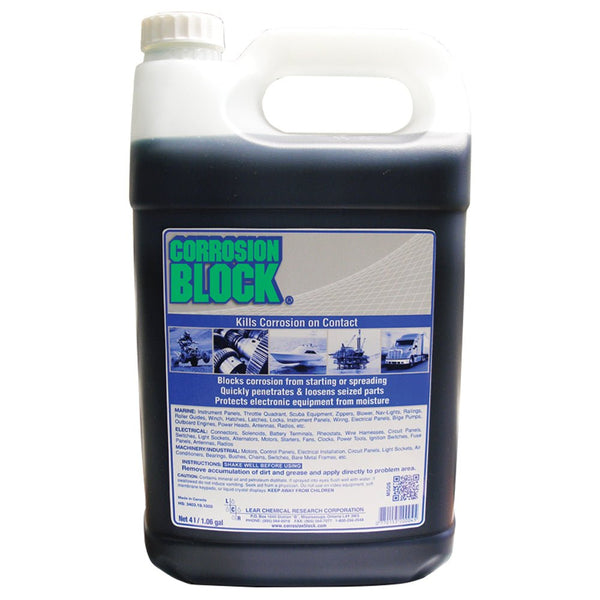 Corrosion Block Liquid 4-Liter Refill - Non-Hazmat, Non-Flammable Non-Toxic [20004] - Houseboatparts.com