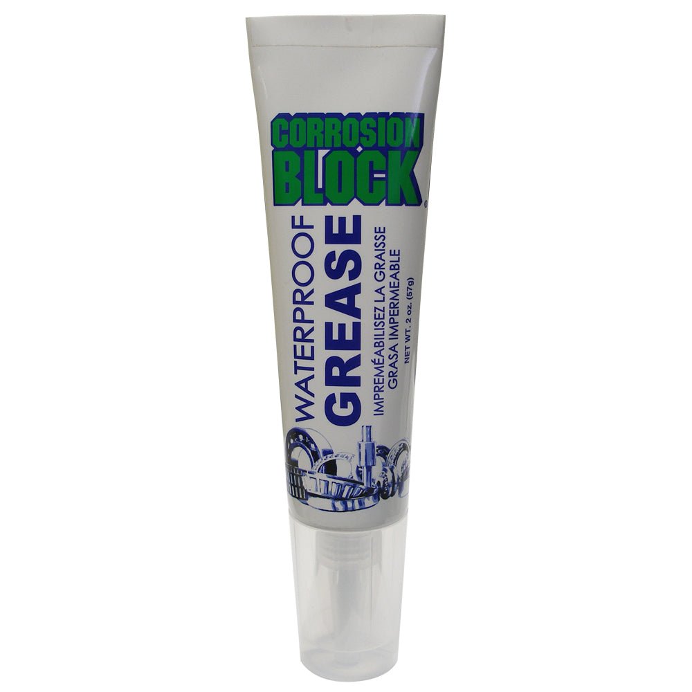 Corrosion Block High Performance Waterproof Grease - 2oz Tube - Non-Hazmat, Non-Flammable Non-Toxic [25002] - Houseboatparts.com