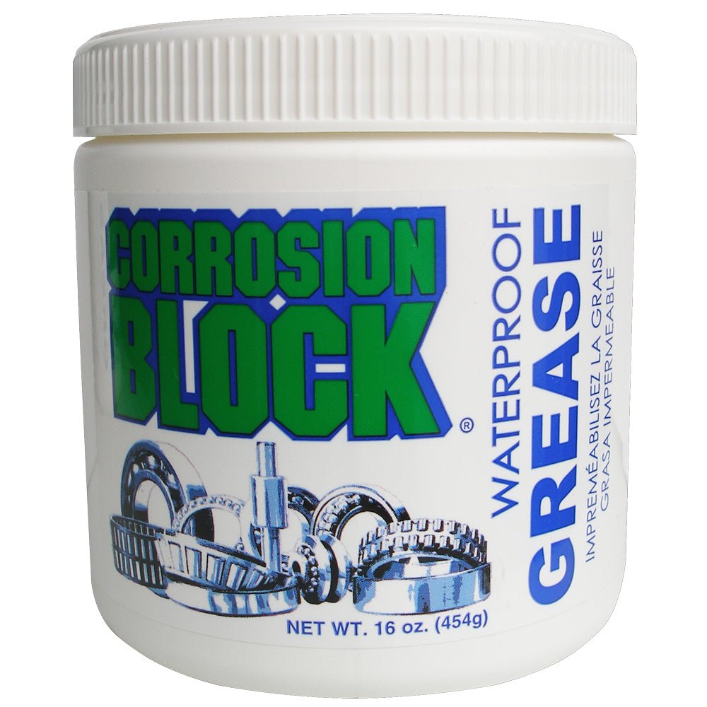 Corrosion Block High Performance Waterproof Grease - 16oz Tub - Non-Hazmat, Non-Flammable Non-Toxic [25016] - Houseboatparts.com