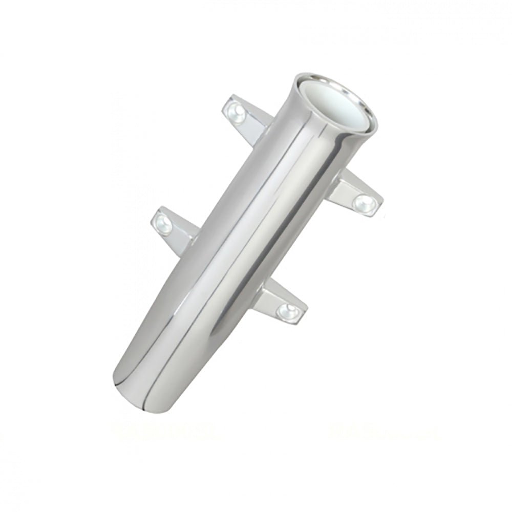 Lees Aluminum Side Mount Rod Holder - Tulip Style - Silver Anodize [RA5000SL] - Houseboatparts.com