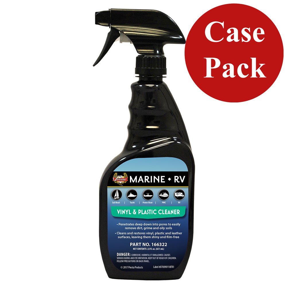 Presta Marine Vinyl Plastic Cleaner - 22oz - *Case of 12* [166322CASE] - Houseboatparts.com