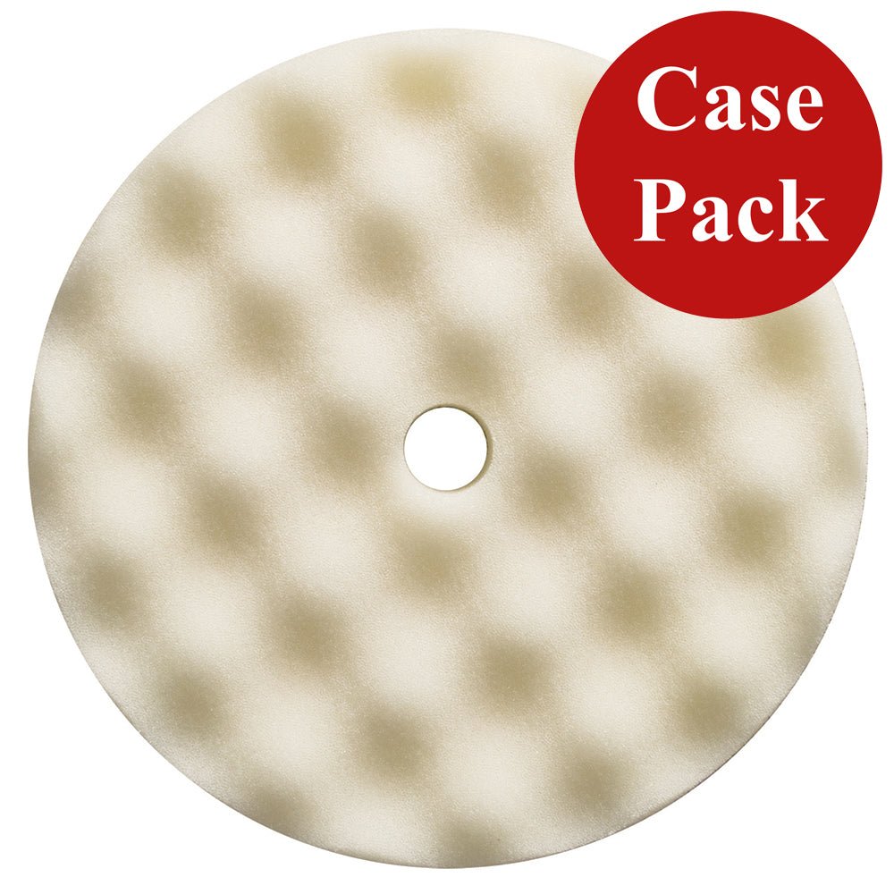 Presta White Foam Compounding Pad - *Case of 12* [890171CASE] - Houseboatparts.com