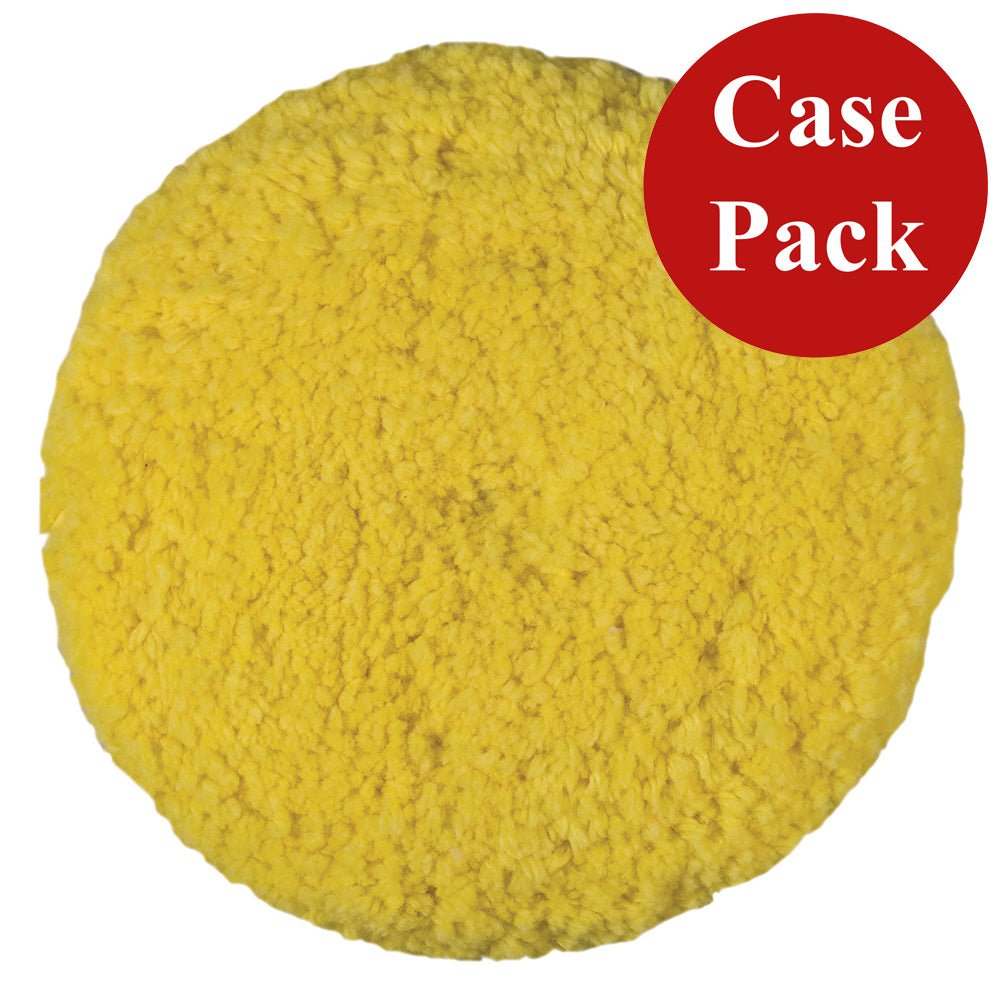 Presta Rotary Blended Wool Buffing Pad - Yellow Medium Cut - *Case of 12* [890142CASE] - Houseboatparts.com