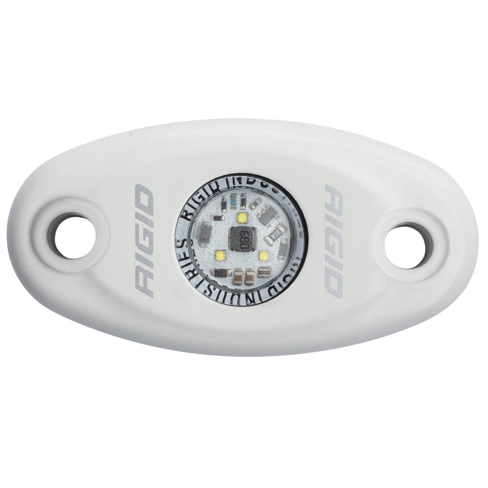 RIGID Industries A-Series White Low Power LED Light - Single - Natural White [480143] - Houseboatparts.com