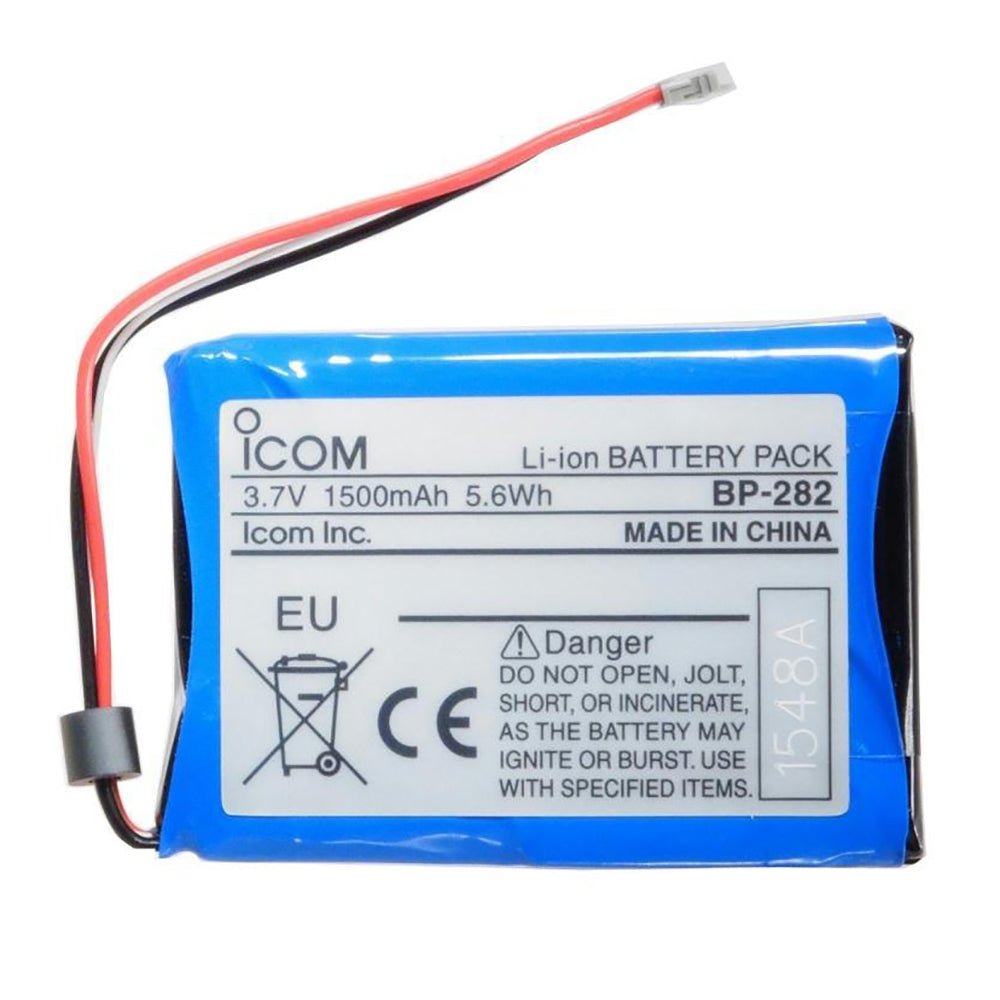 Icom BP-282 1500mAh Lithium-Ion Battery f/M25 [BP282] - Houseboatparts.com