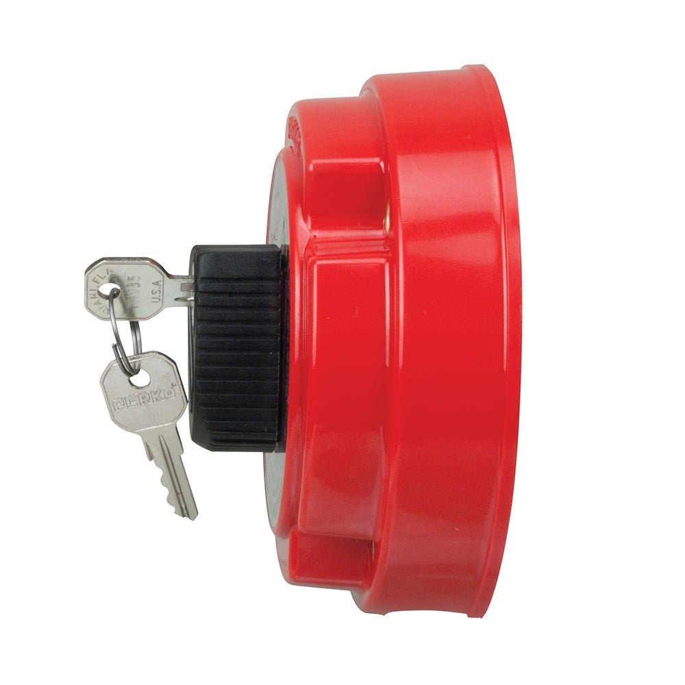 Perko Medium Duty Battery Selector Switch w/Key Lock [8502DP] - Houseboatparts.com