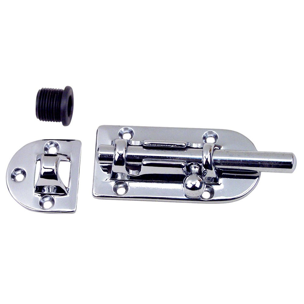 Perko Chrome Barrel Bolt - 4" [0947DP2CHR] - Houseboatparts.com