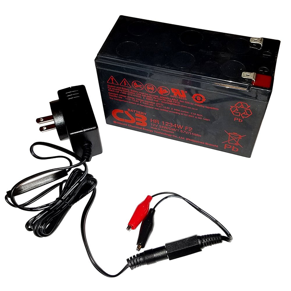 Humminbird 9Ah 12V AGM Battery Kit [770030-1] - Houseboatparts.com