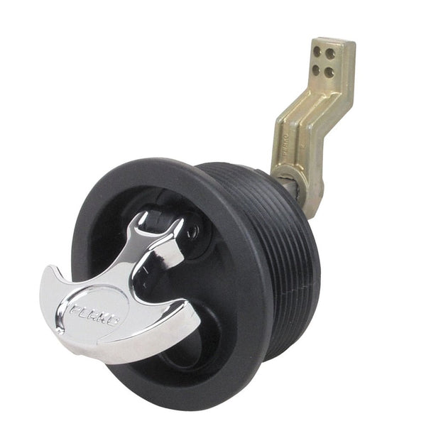 Perko Surface Mount Latch f/Smooth Carpeted Surfaces w/Offset Cam Bar [1092DP1BLK] - Houseboatparts.com