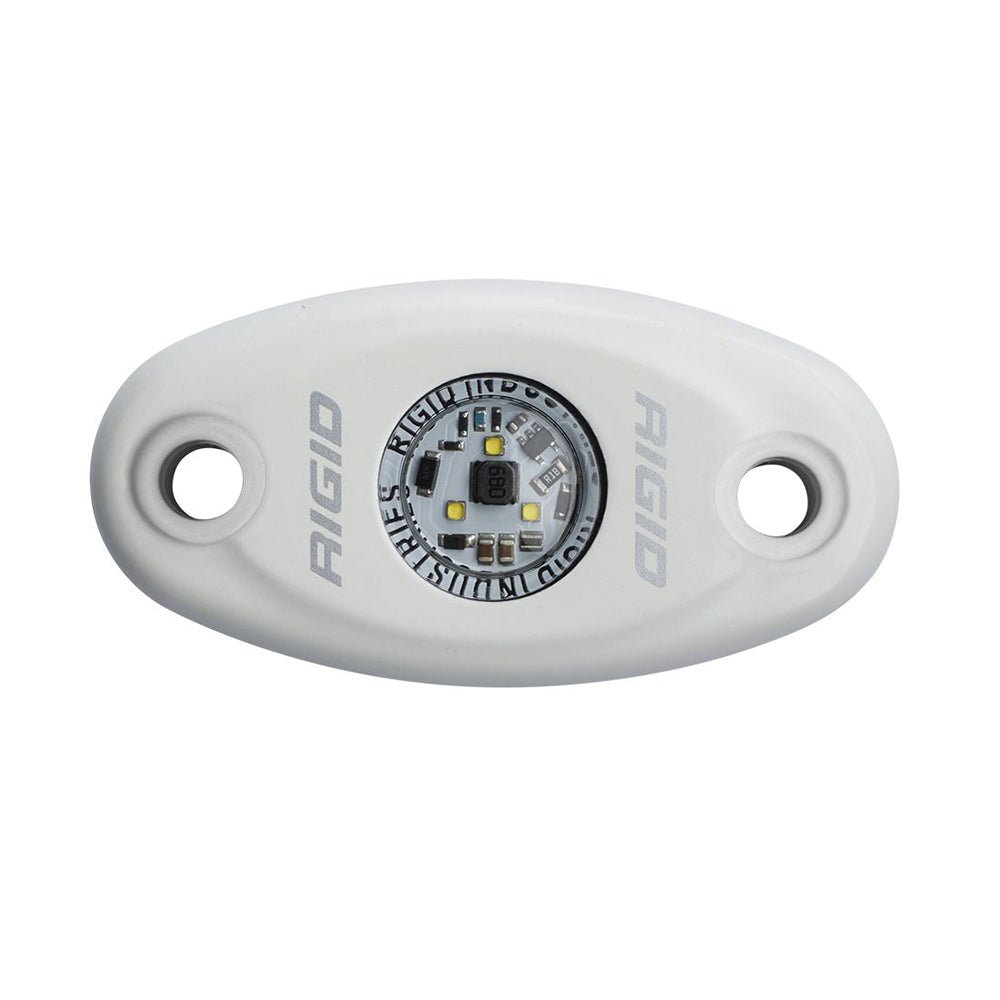 RIGID Industries A-Series High Power Single LED Light - Cool White [480213] - Houseboatparts.com