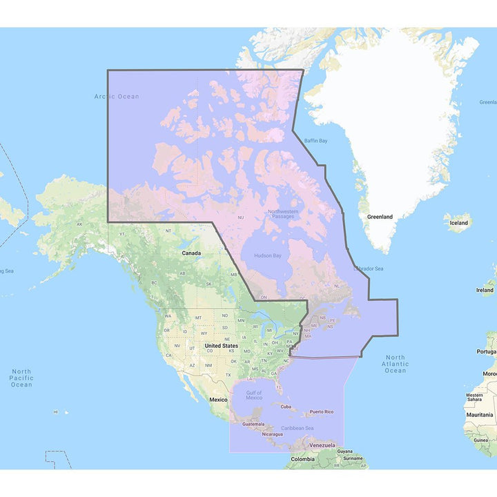 Furuno US Canada Atlantic Coast, Gulf of Mexico, Caribbean Bahamas and central America Vector Charts - Unlock Code [MM3-VNA-033] - Houseboatparts.com