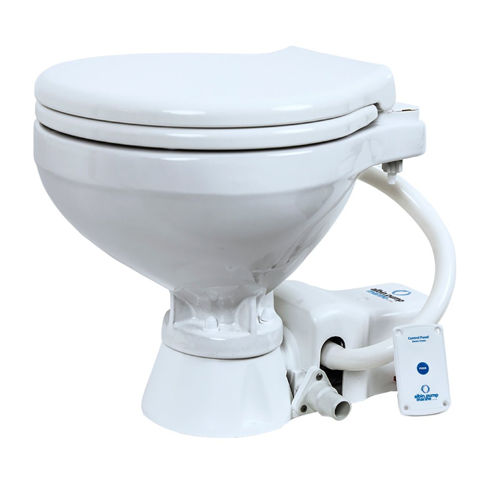 Albin Group Marine Toilet Standard Electric EVO Compact - 12V [07-02-004] - Houseboatparts.com