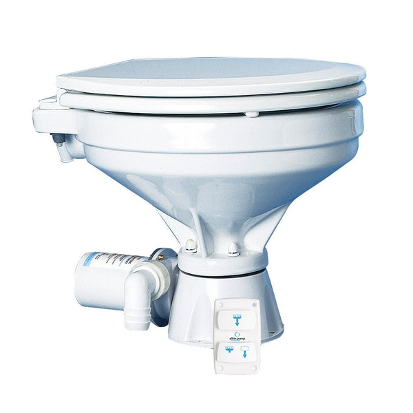 Albin Group Marine Toilet Silent Electric Comfort - 12V [07-03-012] - Houseboatparts.com