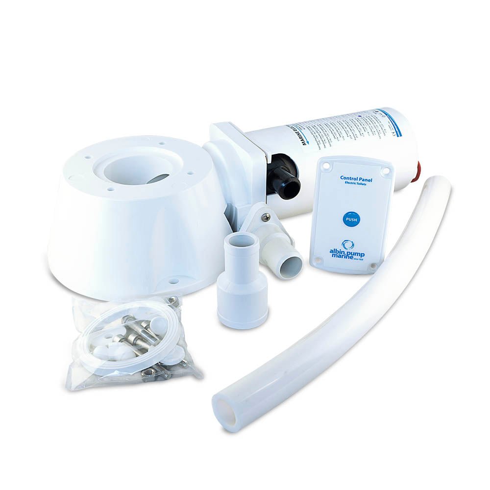 Albin Group Marine Standard Electric Toilet Conversion Kit - 12V [07-66-019] - Houseboatparts.com